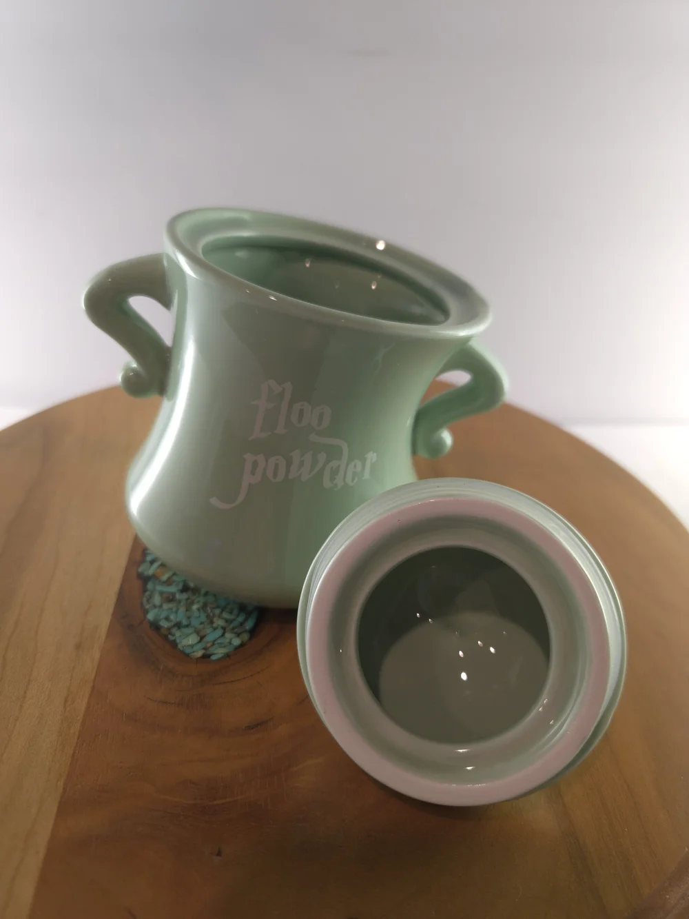 Floo Powder Ceramic Jar with Lid By Litjoy, Harry Potter Wizarding World